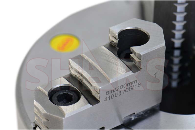 Shars CS103-D8 10" 3 Jaw D1-8 Cast Steel Self Centering Scroll Lathe Chuck R[
