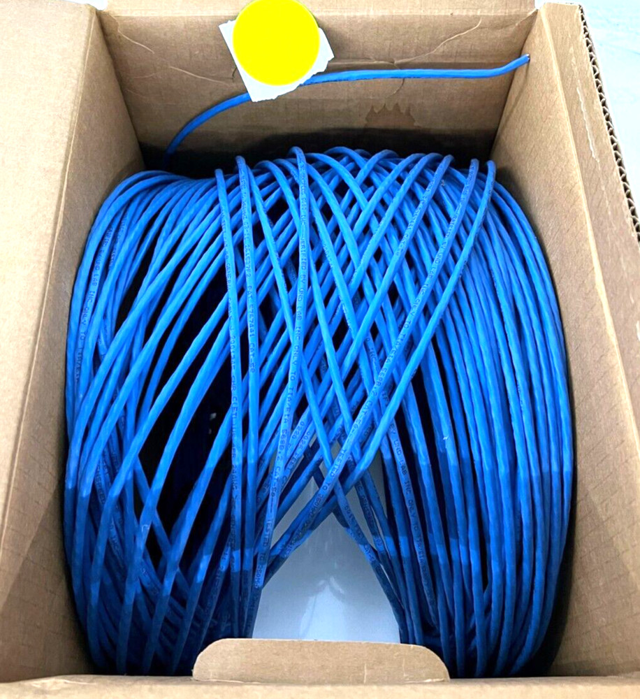 GENSPEED 5000 5133299E STANDARD CAT 5E NONPLENUM CABLE BLUE 350FT BOX