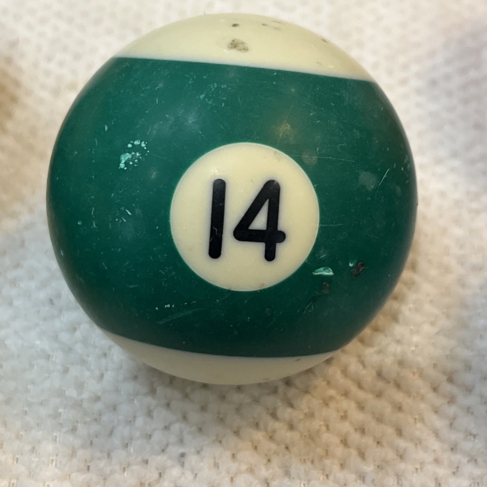 #14 2-1/4" Replacement Pool Ball Green