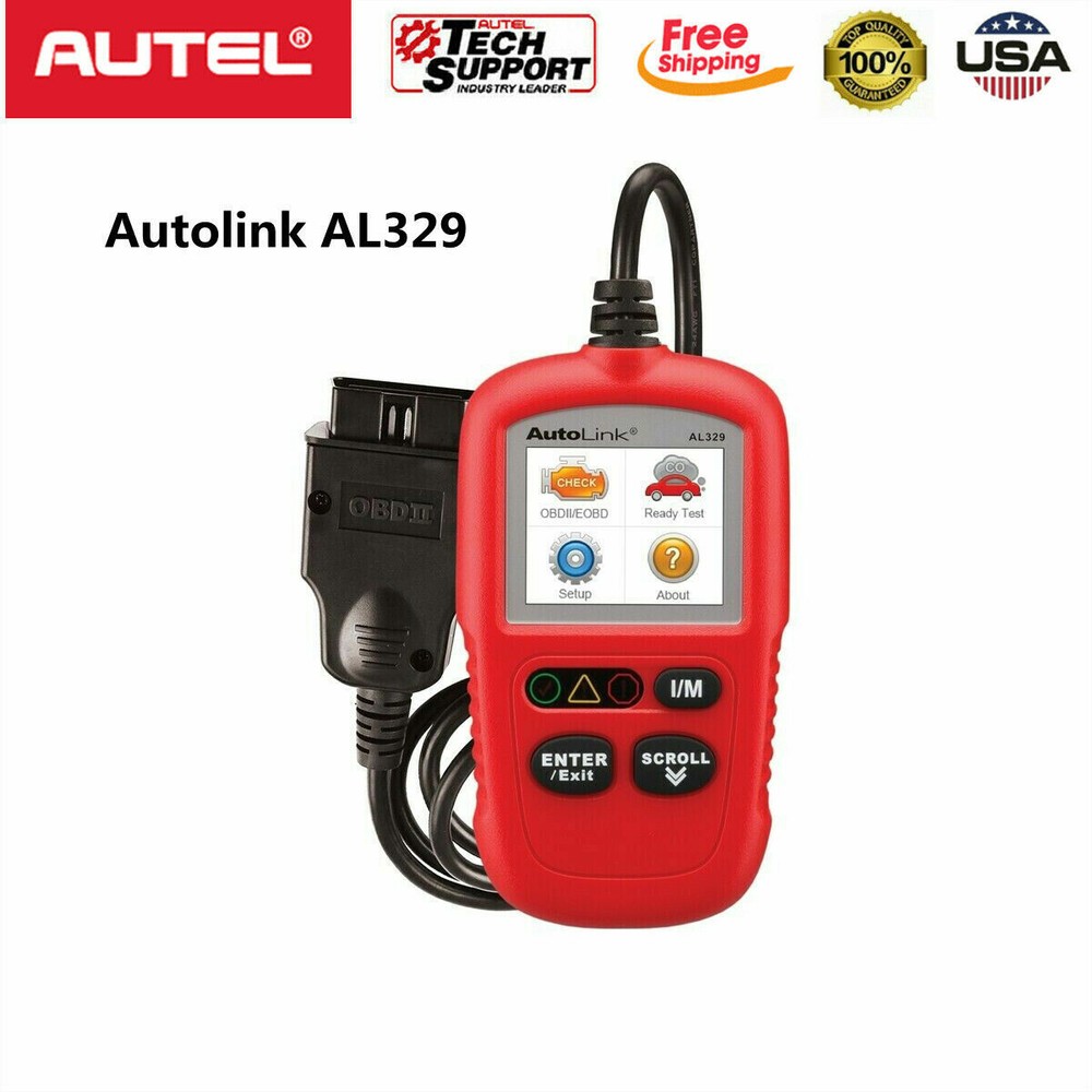 Autel Autolink AL329 (Upgraded AL319) OBD II Code Reader Scanner Diagnostic Tool