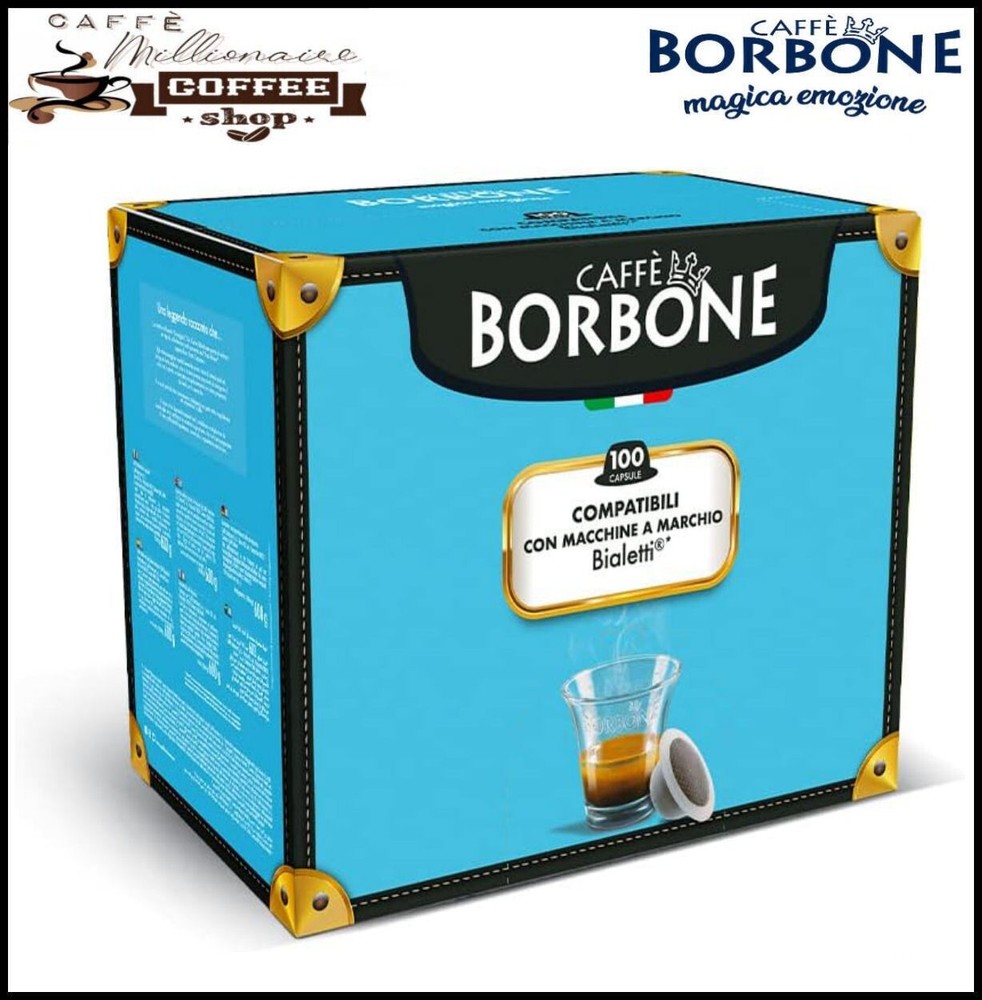 Bourbon Coffee Capsules Blend BLUE Compatible Bialetti® Machines*