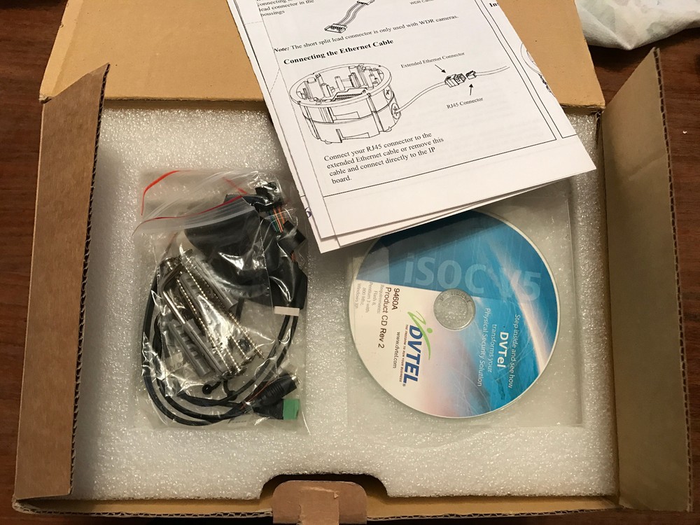 DVTEL DVT9460ARC-D2N Security IP Camera Fixed Dome Housing Clear Bubble DVT-VDHD
