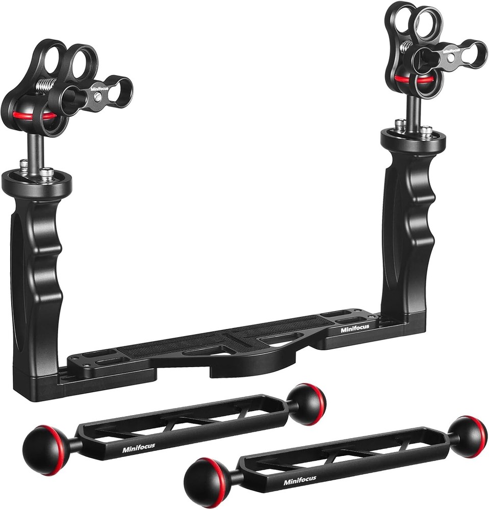 Waterproof Underwater Handle Tray Bracket Accessories Kit Diving housing Camera
