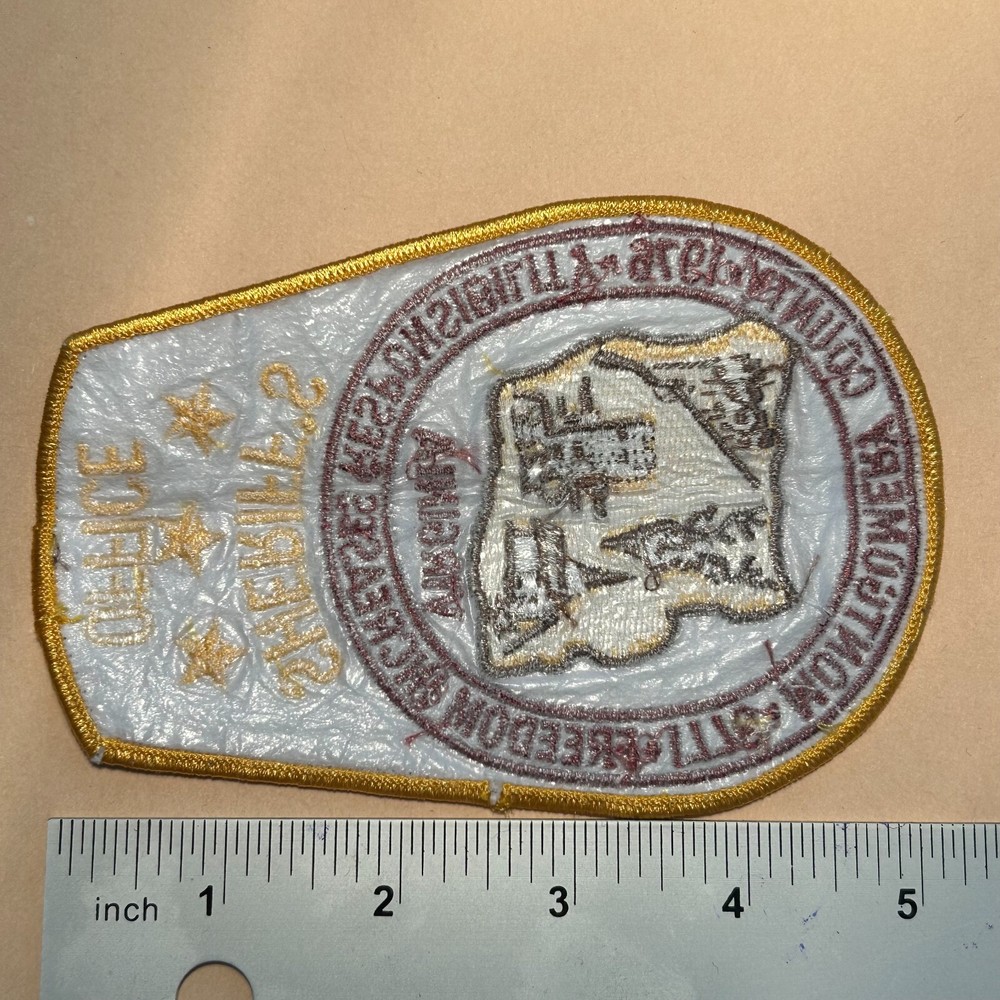 VIRGINIA VA MONTGOMERY COUNTY SHERIFF SHOULDER patch