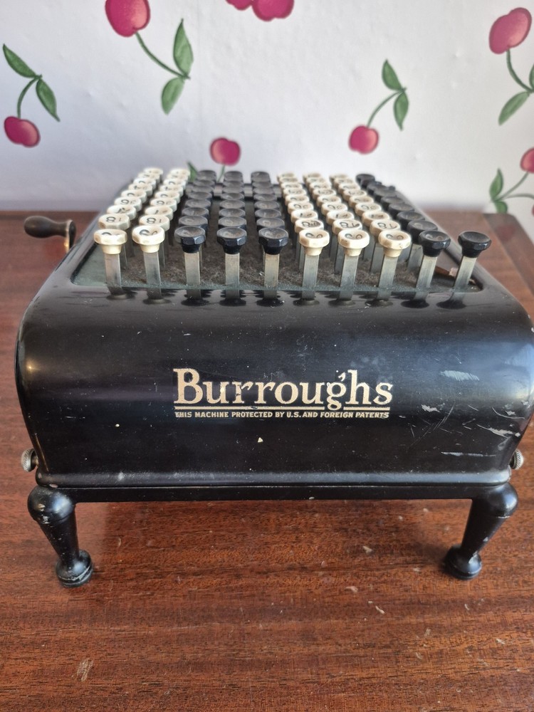 Antique Burroughs Adding Machine Calculator