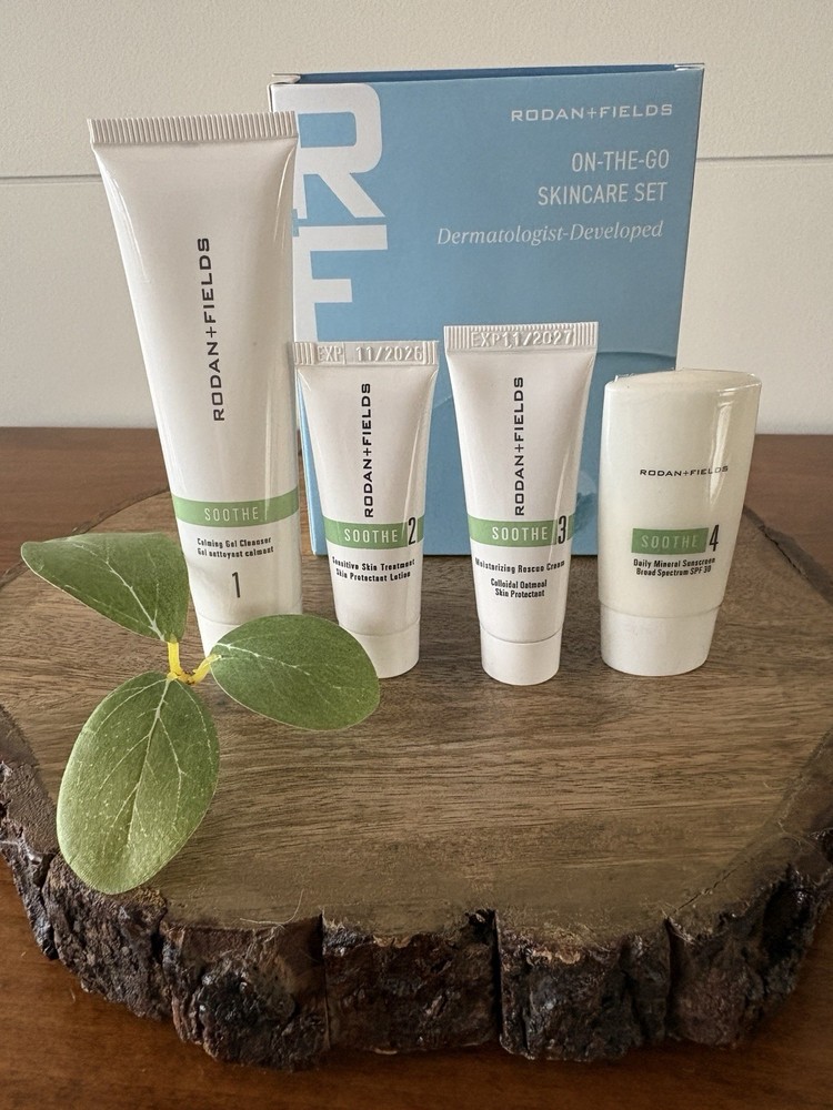 Rodan + Fields Soothe TRAVEL/MINI Regimen; NIB sealed PLUS Samples
