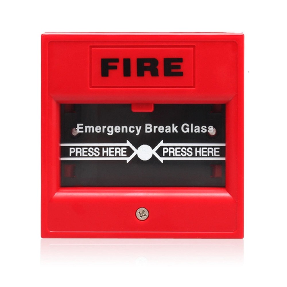 24-220VDC Emergency Button Fire Alarm Door Break Release Glass Exit Switch Kit s