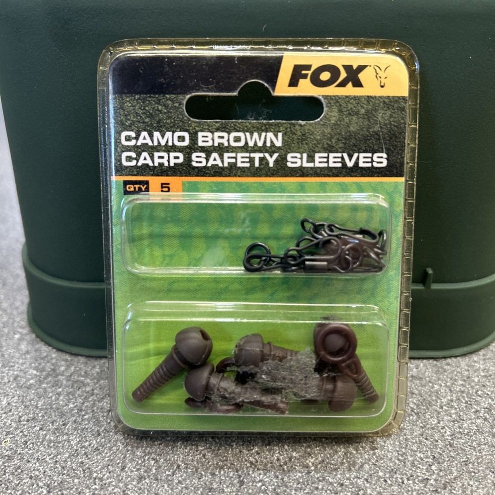 Fox Camo Brown Carp Safety Sleeves