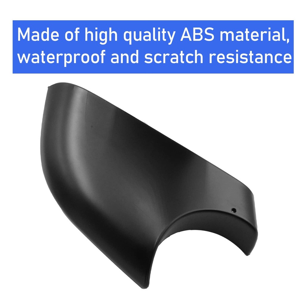 Compatible with Tesla Model 3 Mirror Lower Left Side Black, Black