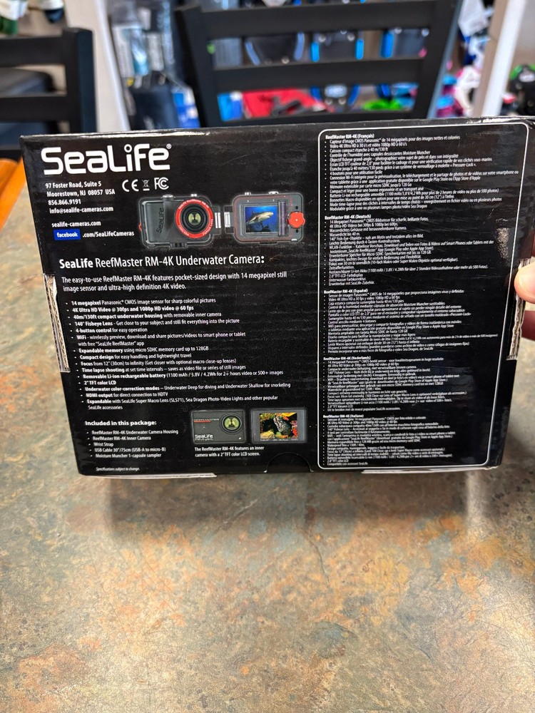 SeaLife Reefmaster RM-4K Camera