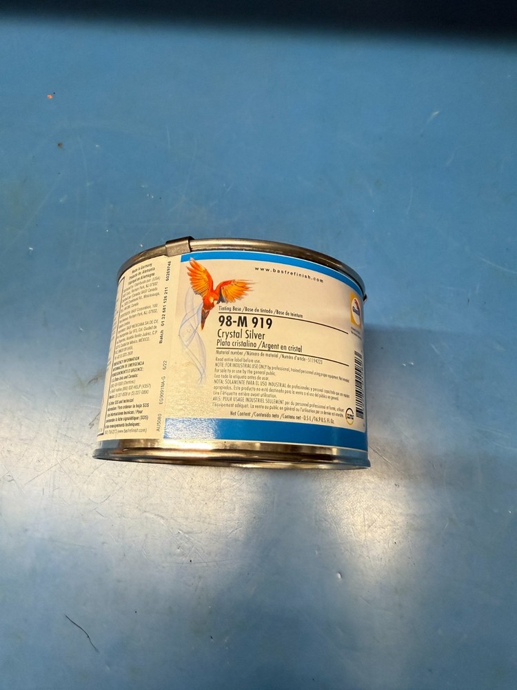 BASF Glasurit 98-M919 Crystal Silver .5L