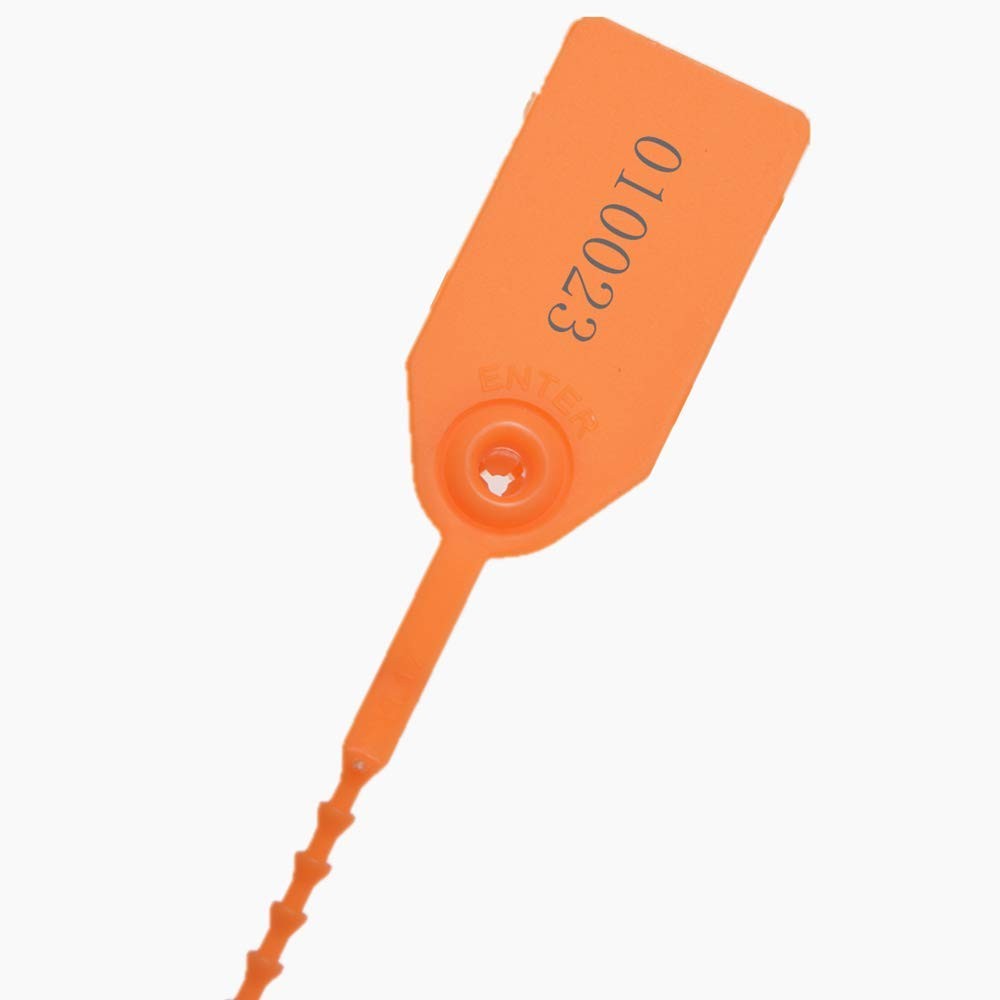 Plastic Seals 9.84“ Tamper Proof Locking Tags Pull-Tite Signage Ties Numbered...