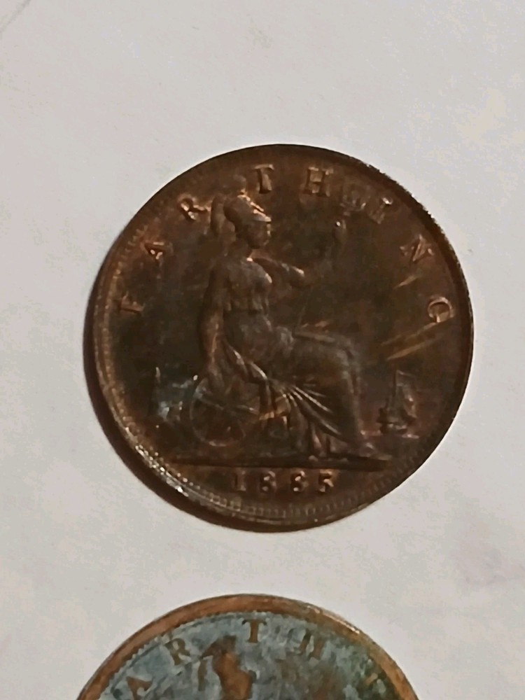 1867 1885 Farthing Coins