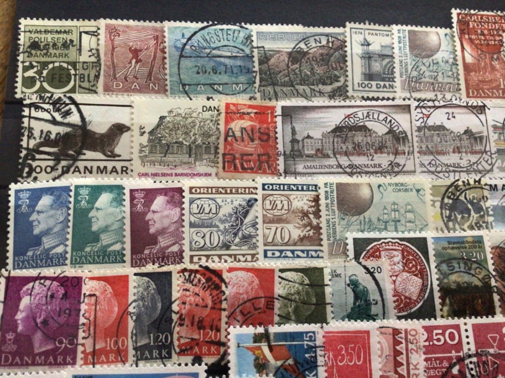 Denmark mounted mint or used stamps A12352