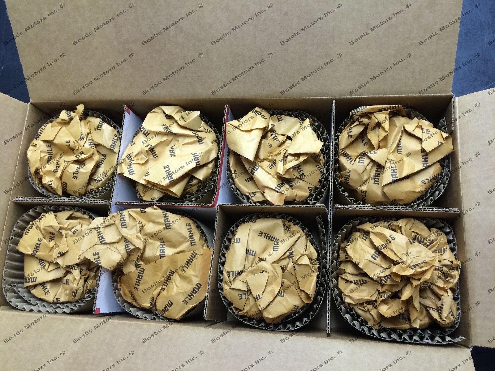 Ford 6.7 6.7L Powerstroke Diesel Pistons MAHLE Standard set 8 w/ Rings 2011-2022