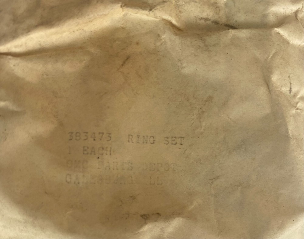 JOHNSON EVINRUDE OMC PISTON RING SET PART# 383473