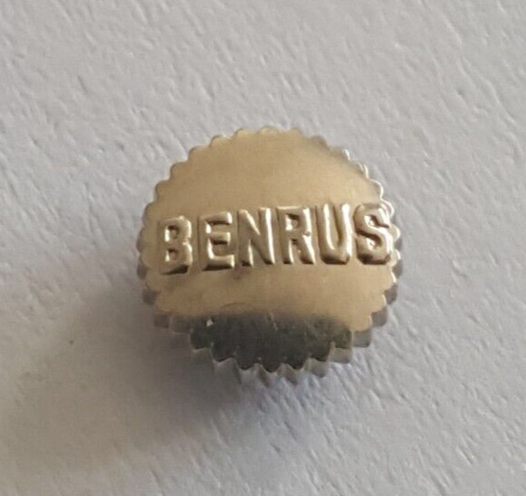 Benrus Shallow Undercut Gold Plated Crown