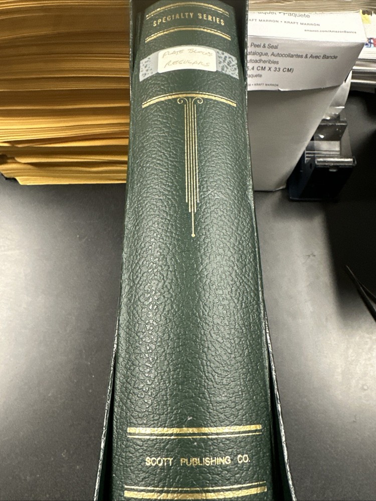 Scott Plate Block Album With Dust Case ( No Stamp )