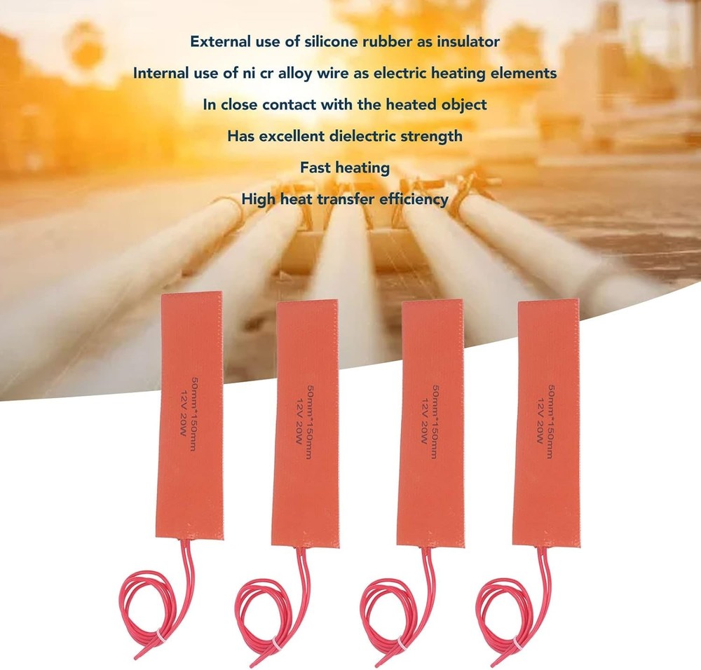 Silicone Rubber Heating Blanket Set for Efficient Industrial Heating