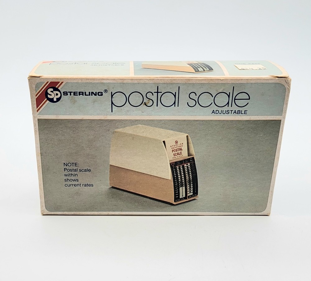 Vintage Postal Scale Adjustable 1st Class/Air Mail/3rd Class 1975