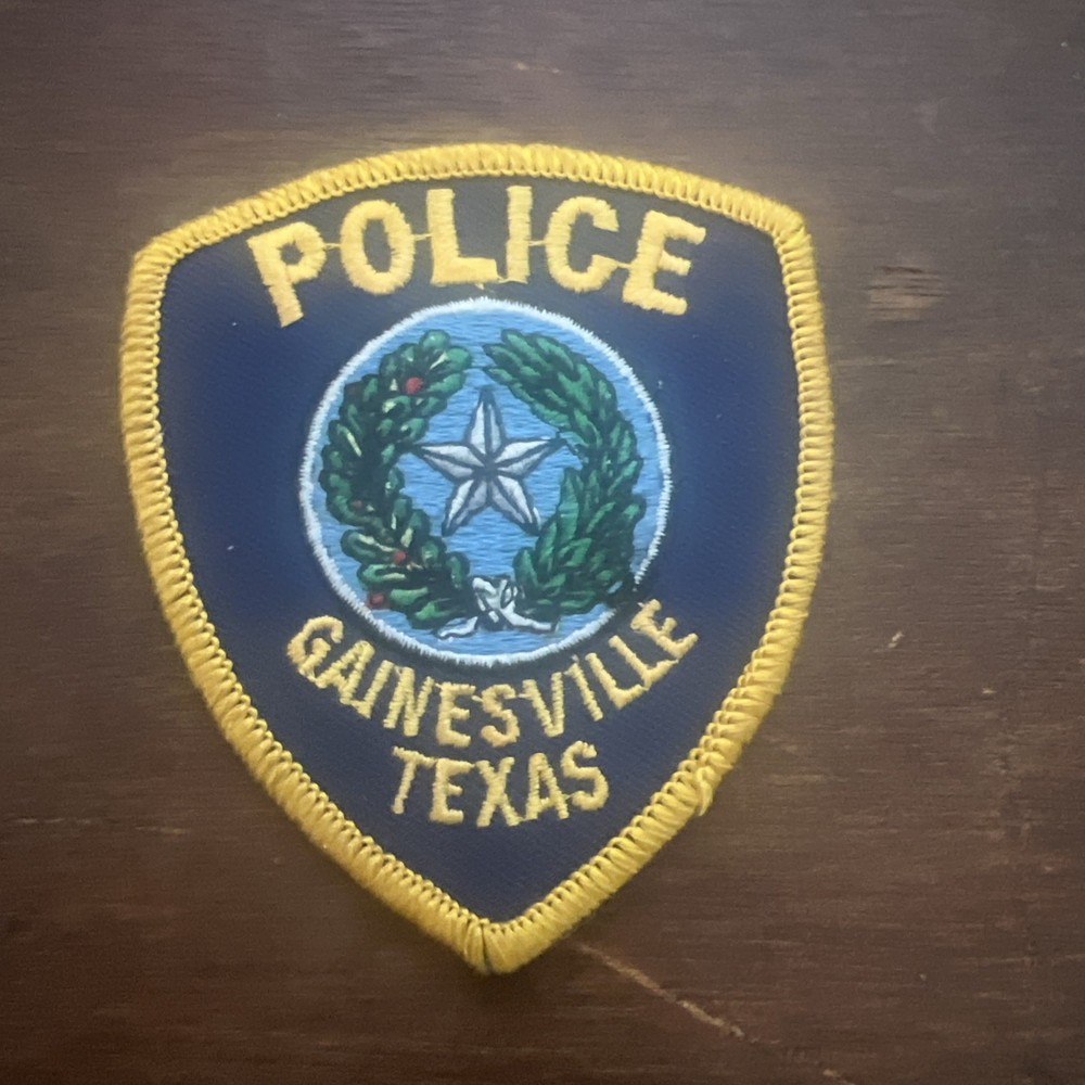 Vintage Police Gainesville Texas Patch