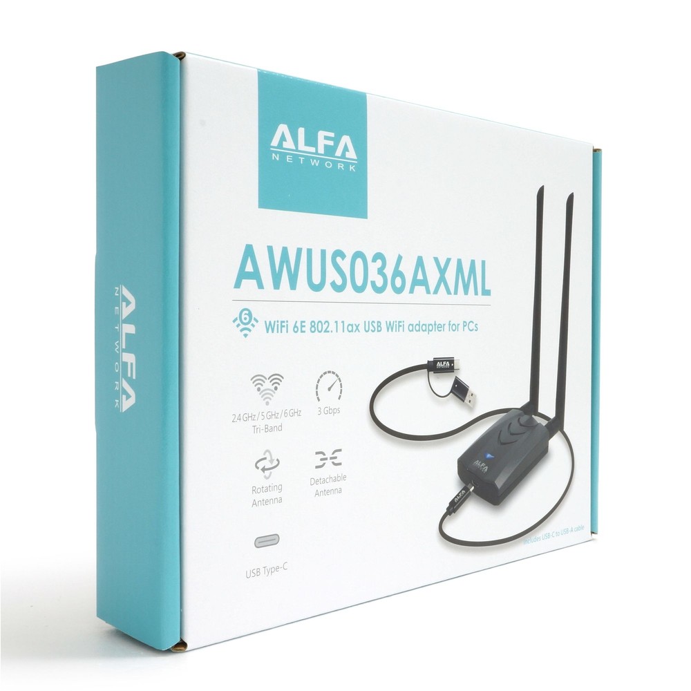 AWUS036AXML Alfa USB Adapter