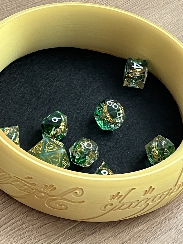 LOTR One Ring Dice Tray, D&D.