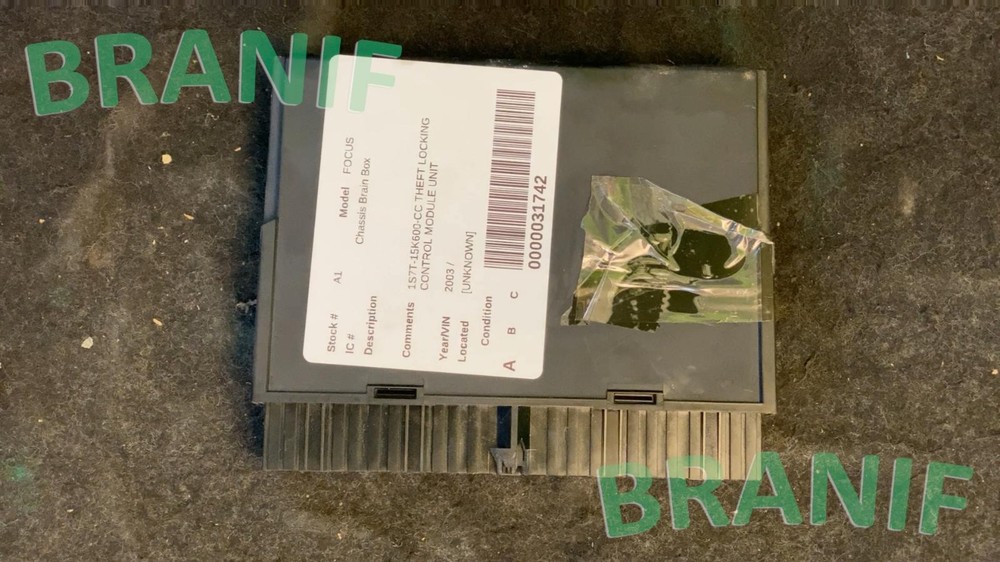 FORD FOCUS Theft Locking Control Module Unit 1S7T-15K600-CC