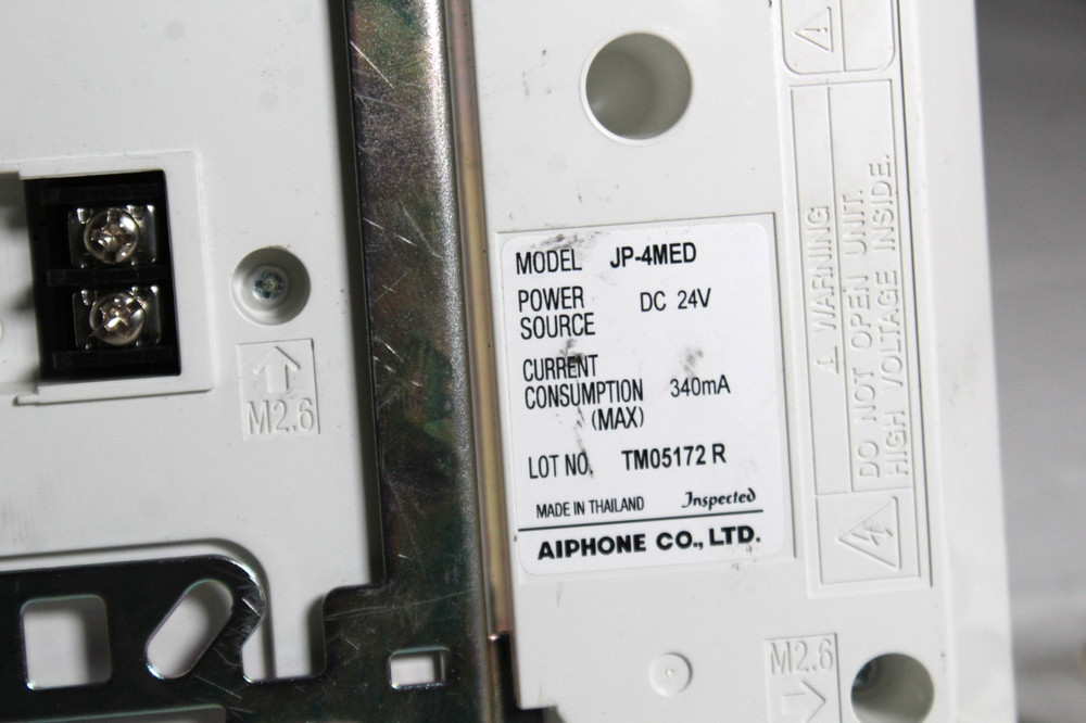 Aiphone JP-4MED Intercom 7-Inch Touchscreen Master Station w/ Handset & Mount