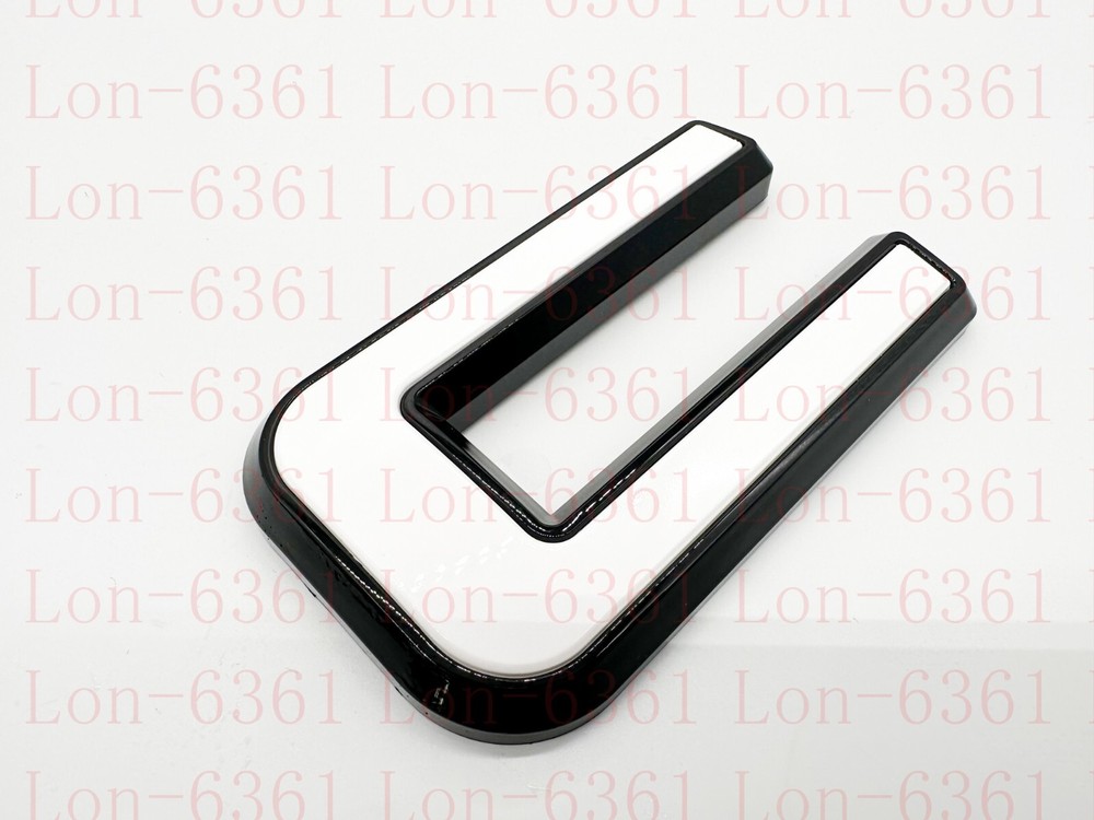 2021-2024 GMC YUKON YUKON XL Front Rear Tailgate White Black OVERLAY Emblem