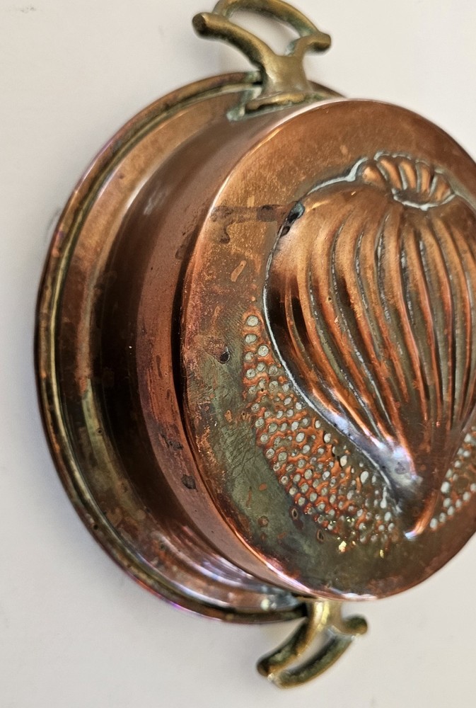 Vintage Copper Baking Dish, Mould, Onion Shape