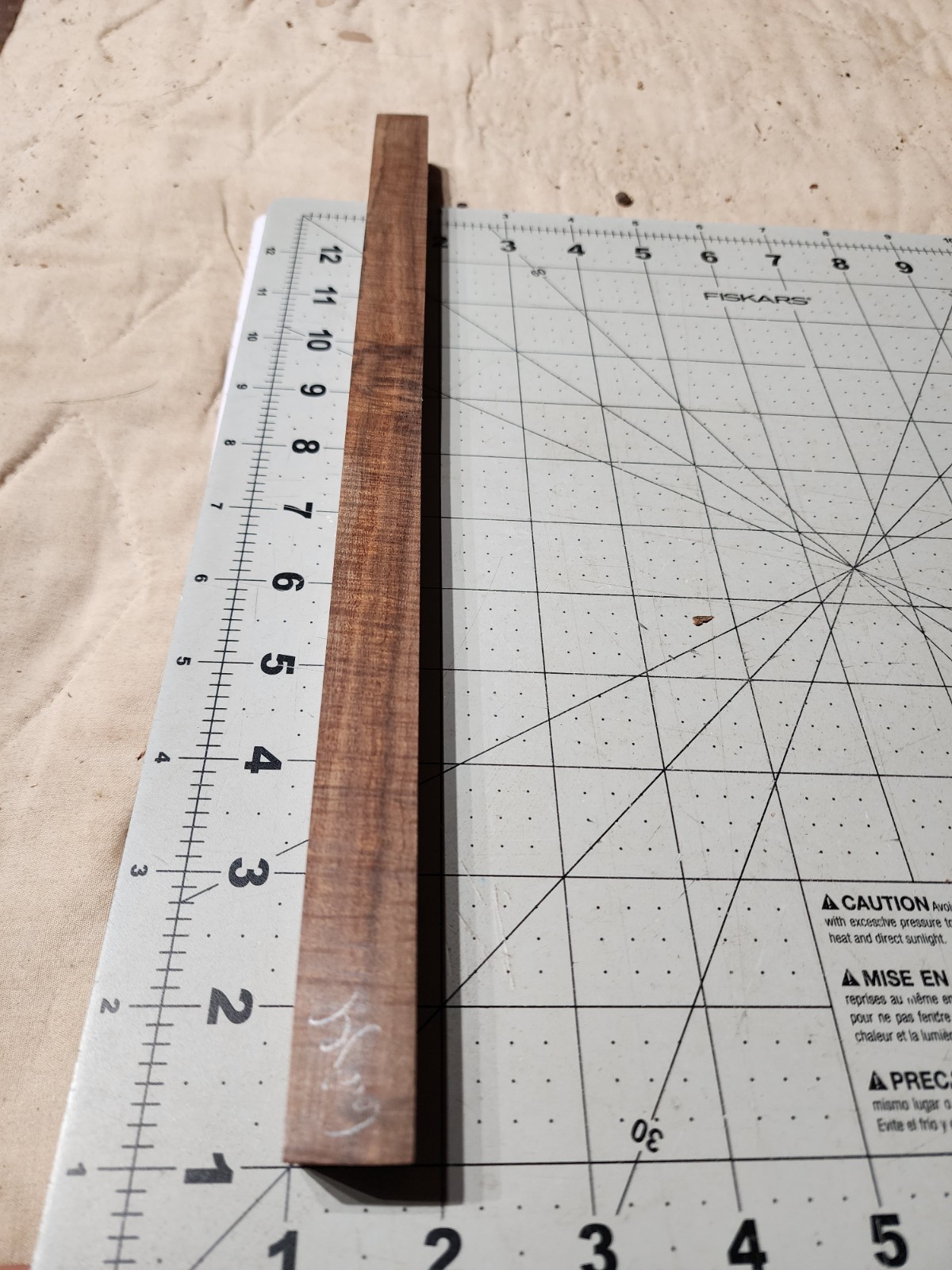 Two Long Pen Or Wand Blanks, Snakewood And Ringed Gidgee