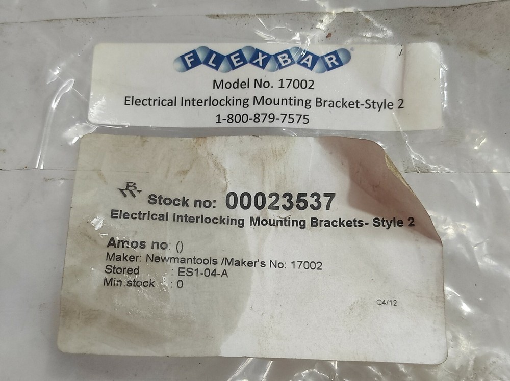 Flexbar 17002 Electrical Interlocking Mounting Bracket Style 2