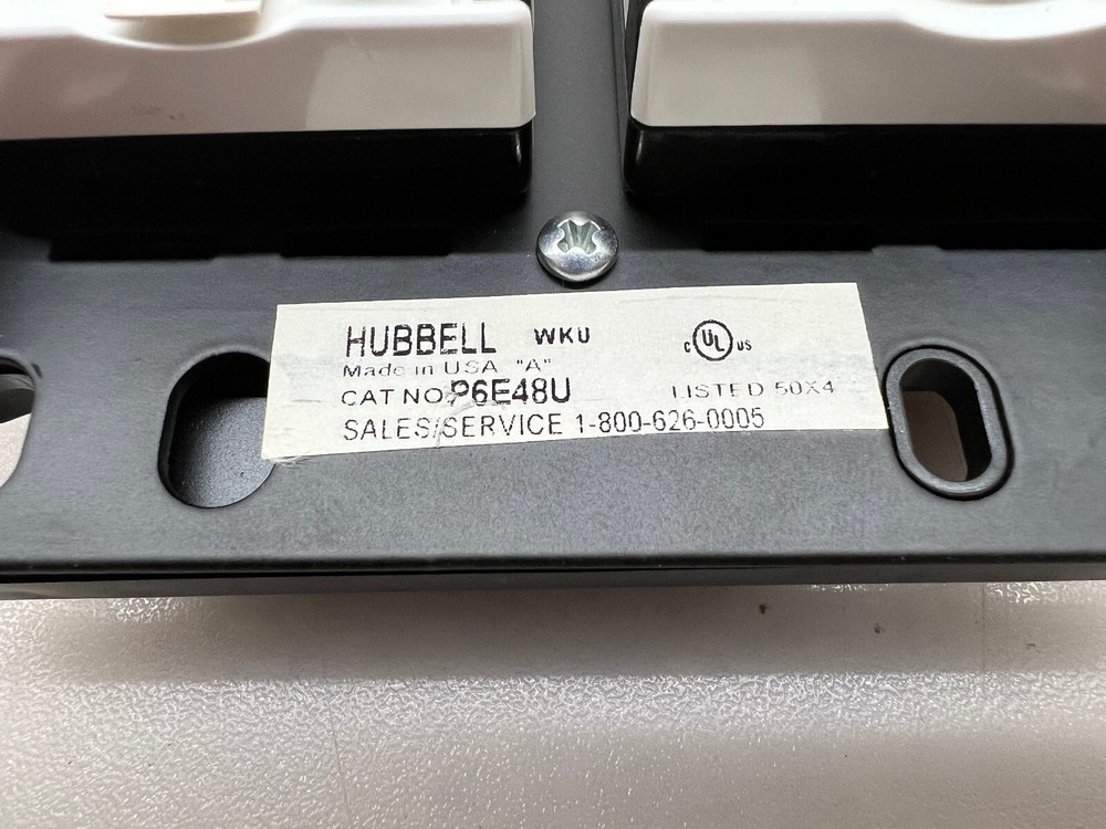 Hubbell P6E48U Patch Panel Free Shipping