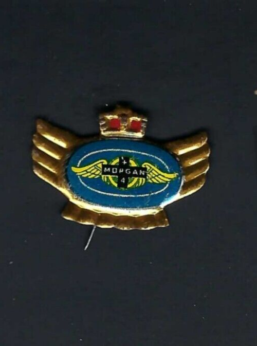 MORGAN CROWN & WINGS PIN