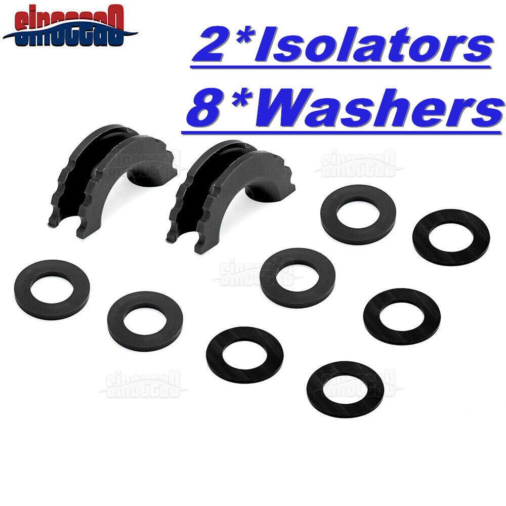 D-Ring Shackle (2) Isolators with (8) Washers for 3/4" Shackles Bumper Protect