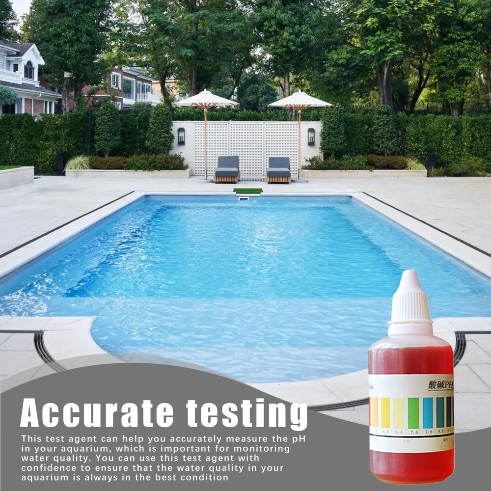 50ml pH Test Drops Indicator, Aquarium Water Quality Testing Agent, New