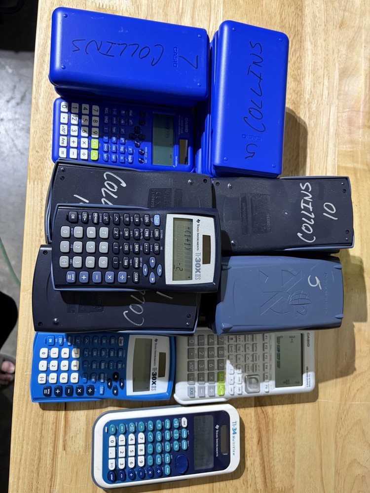 Calculators Mixed Lot Texas Instruments and Casios