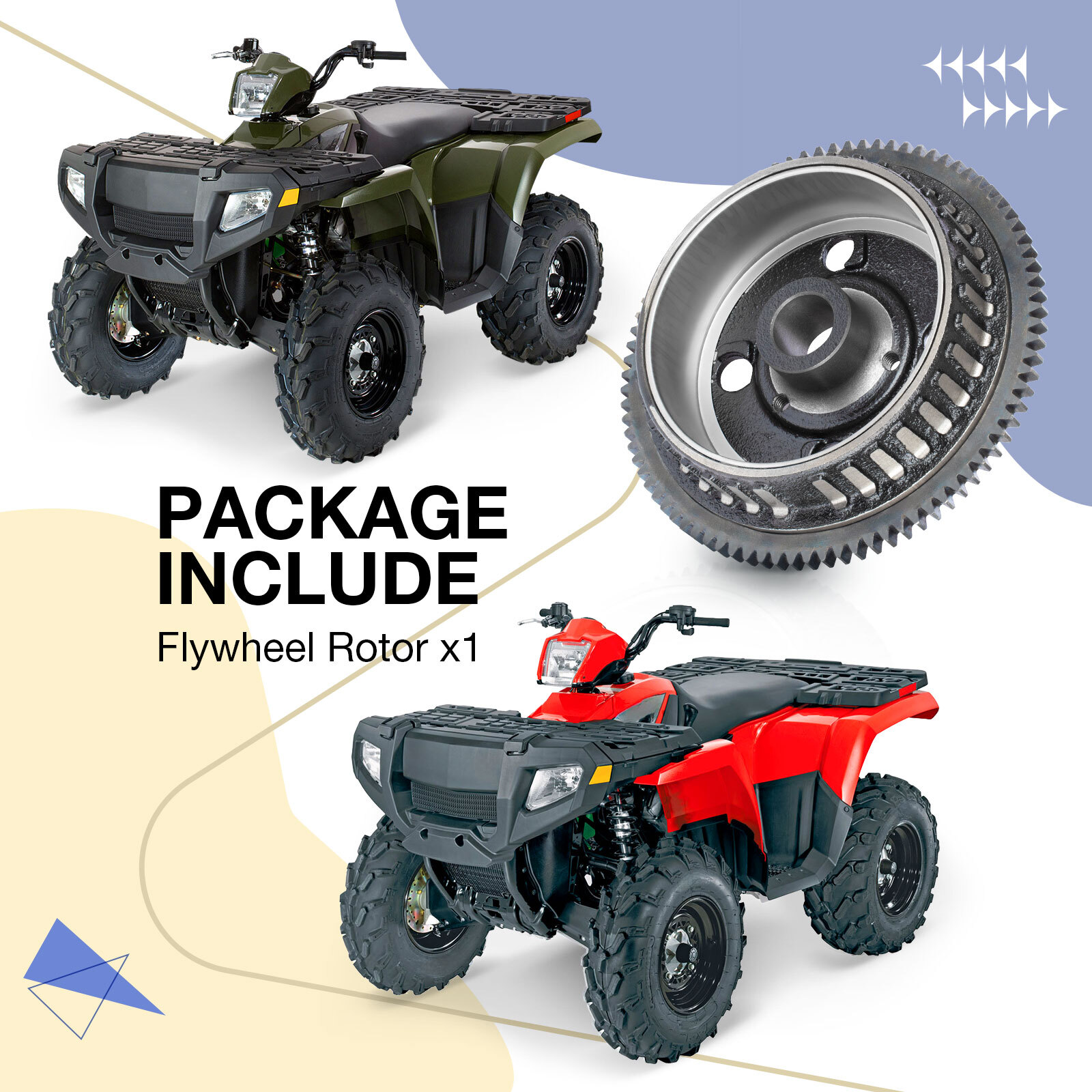 Flywheel Rotor For Polaris Sportsman 500 EFI HO Forest Tractor 2006-2013 3089905