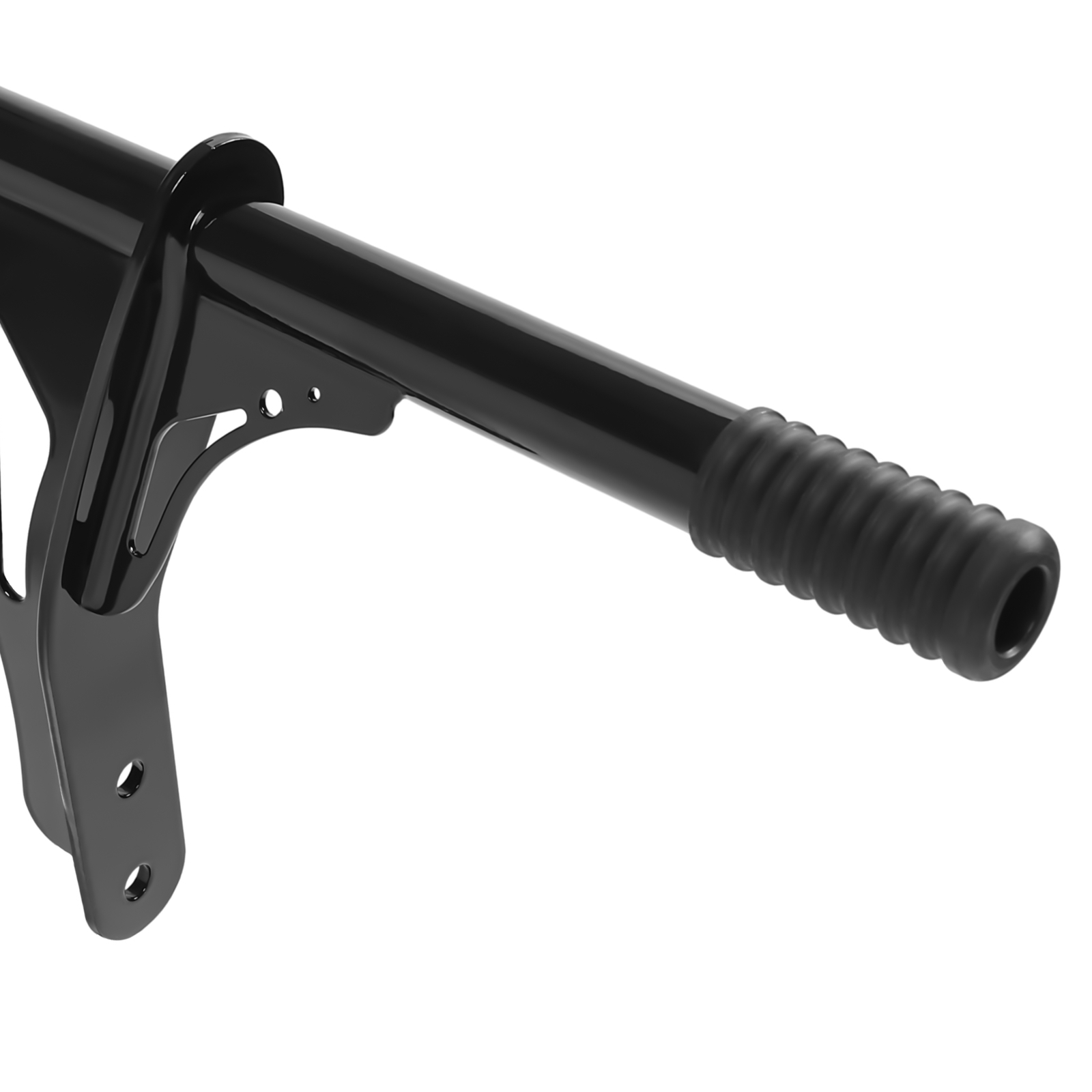 Black Front Crash Bar Protector For Harley Davidson Dyna 06-17 W/ Mid Control