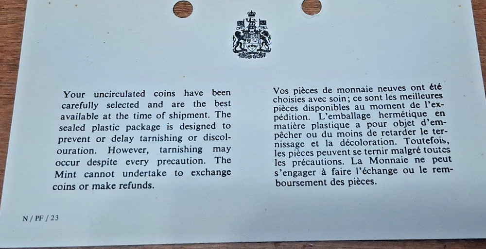 CANADA 1972 Royal Canadian Mint Uncirculated Set
