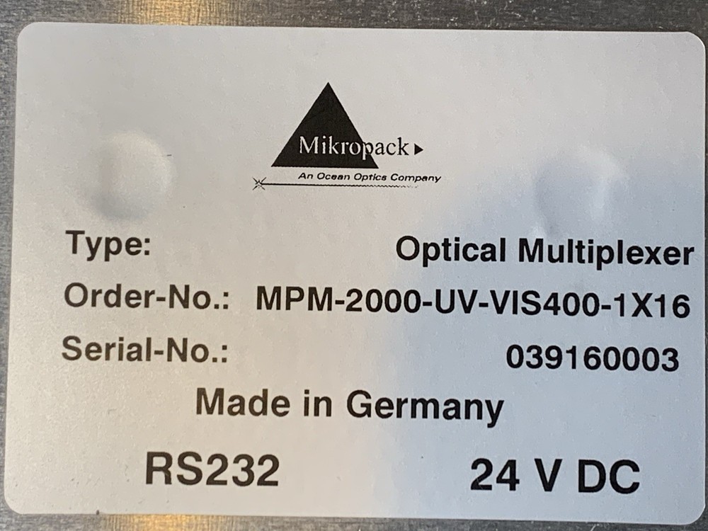 Ocean Optics Mikropack MPM-2000 Fiberoptic Multiplexer for Spectrometer UV-VIS