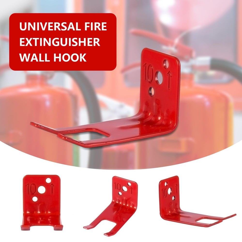 Fire Extinguisher Mounts & Brackets,4 Pack 4 Pack, Red