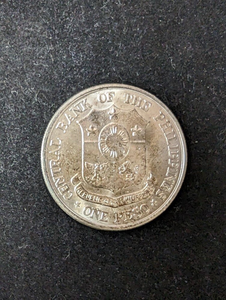 One Silver Coin Philippines Peso 1961