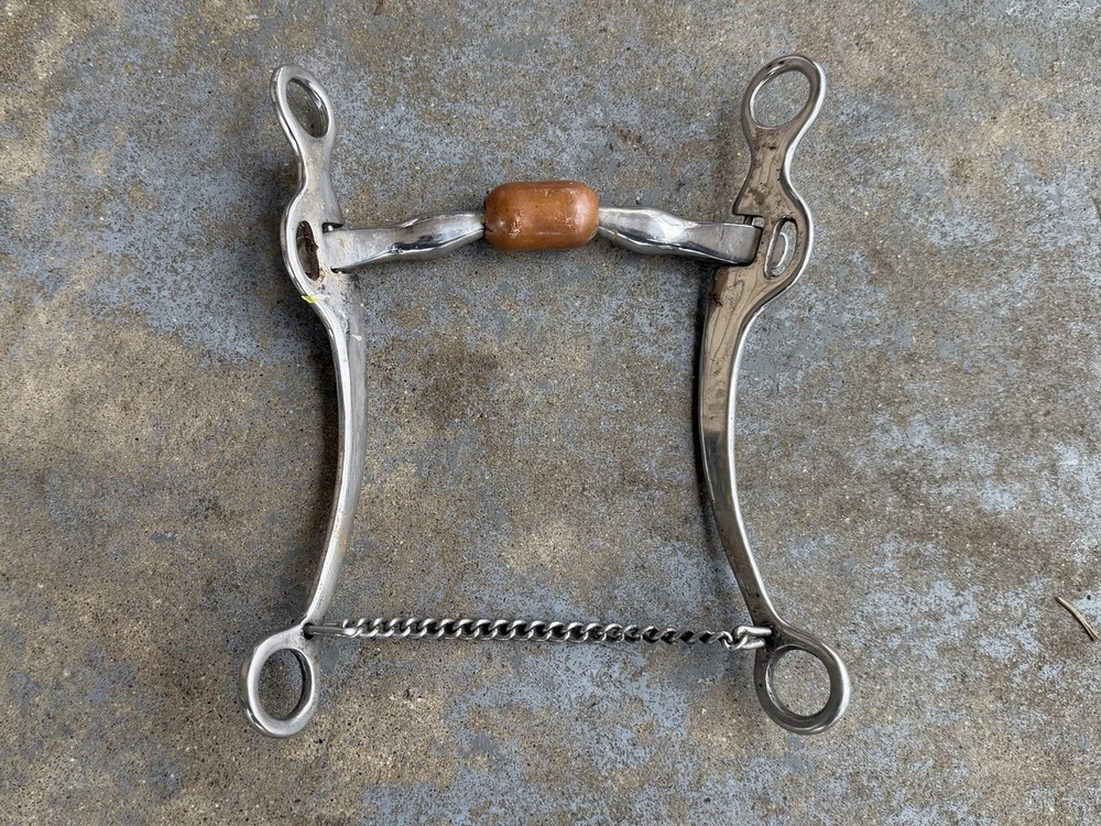 USED Copper Roller Western Reining Bit 5.25”