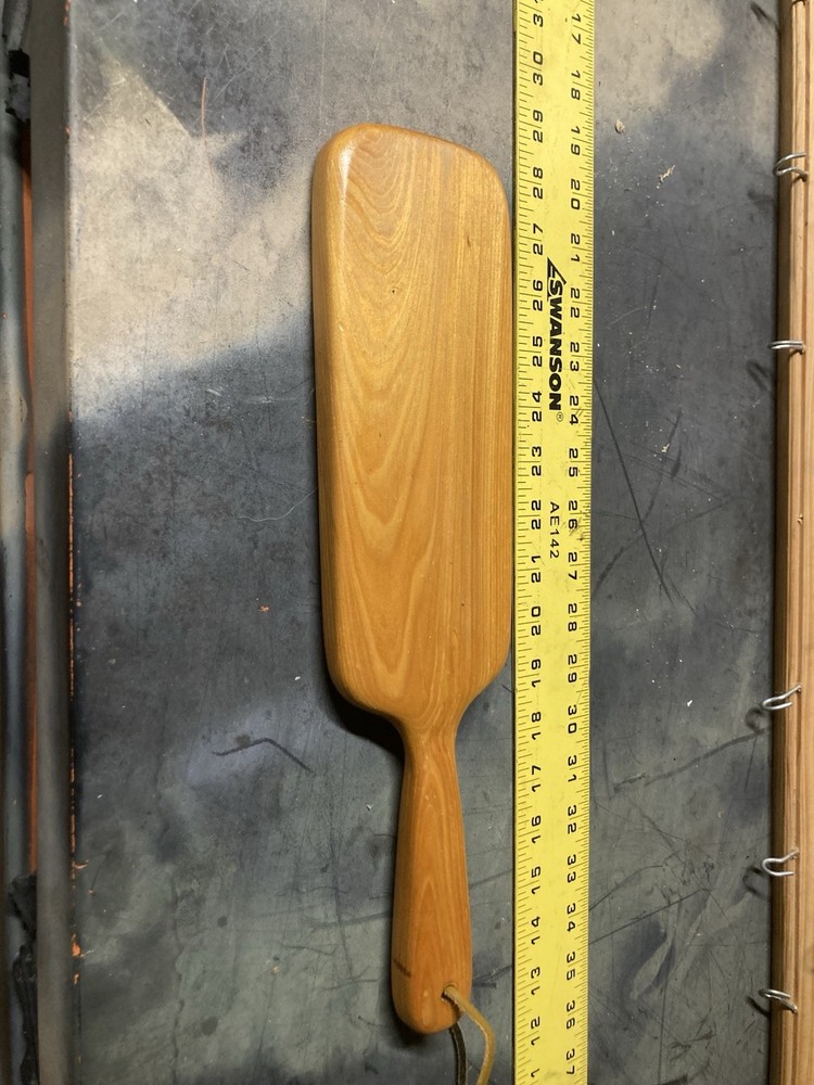 Beautiful Handmade Cypress Butt Paddle
