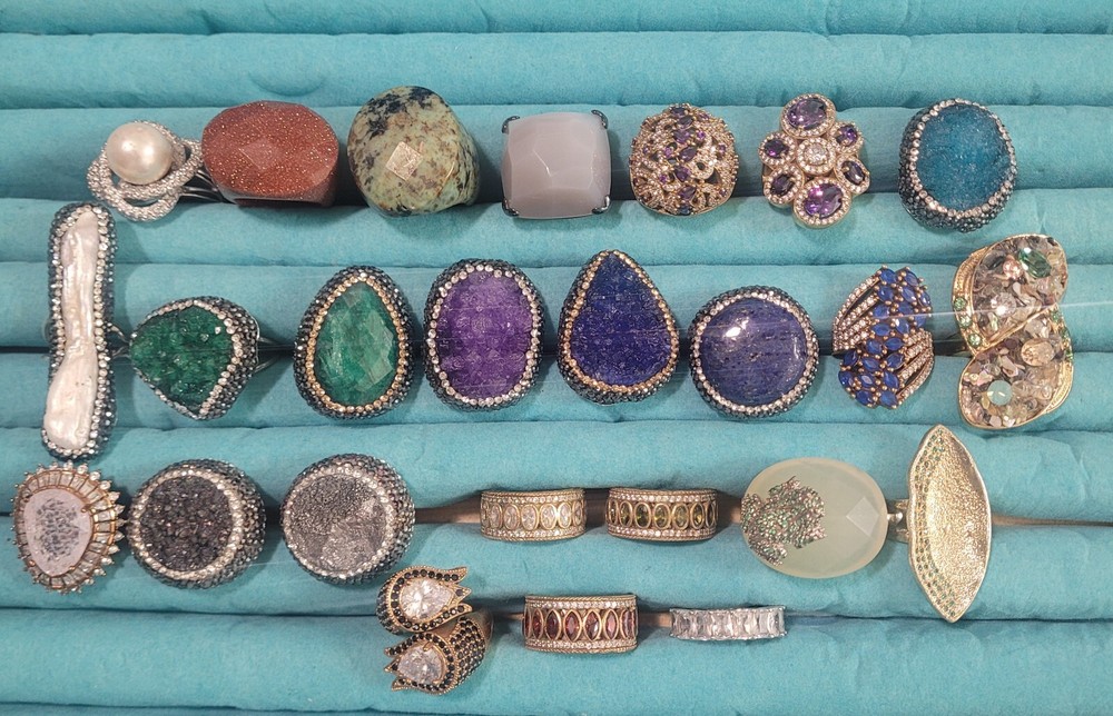 Custom Made Sterling Silver Statement Ring