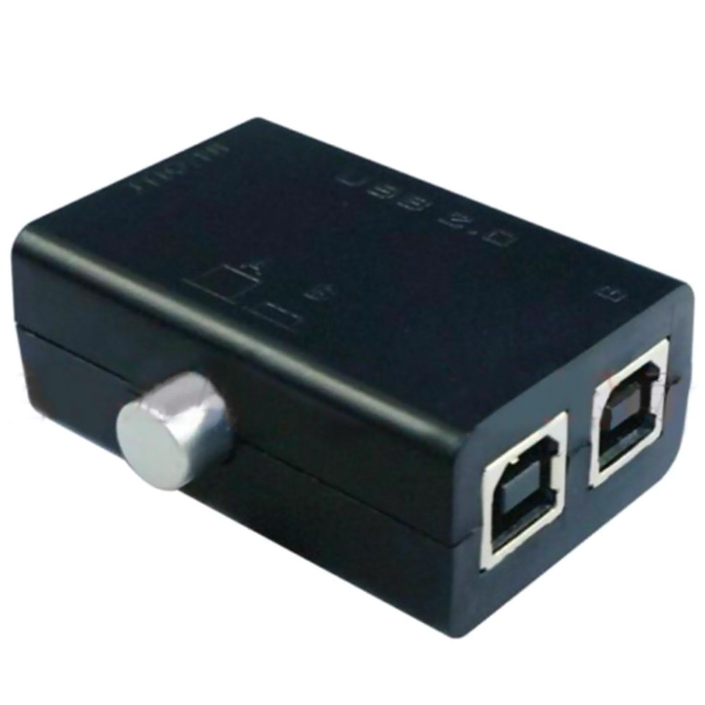 USB Sharing Share Switch Box Hub 2 Ports PC Computer Scanner Printer Manual f
