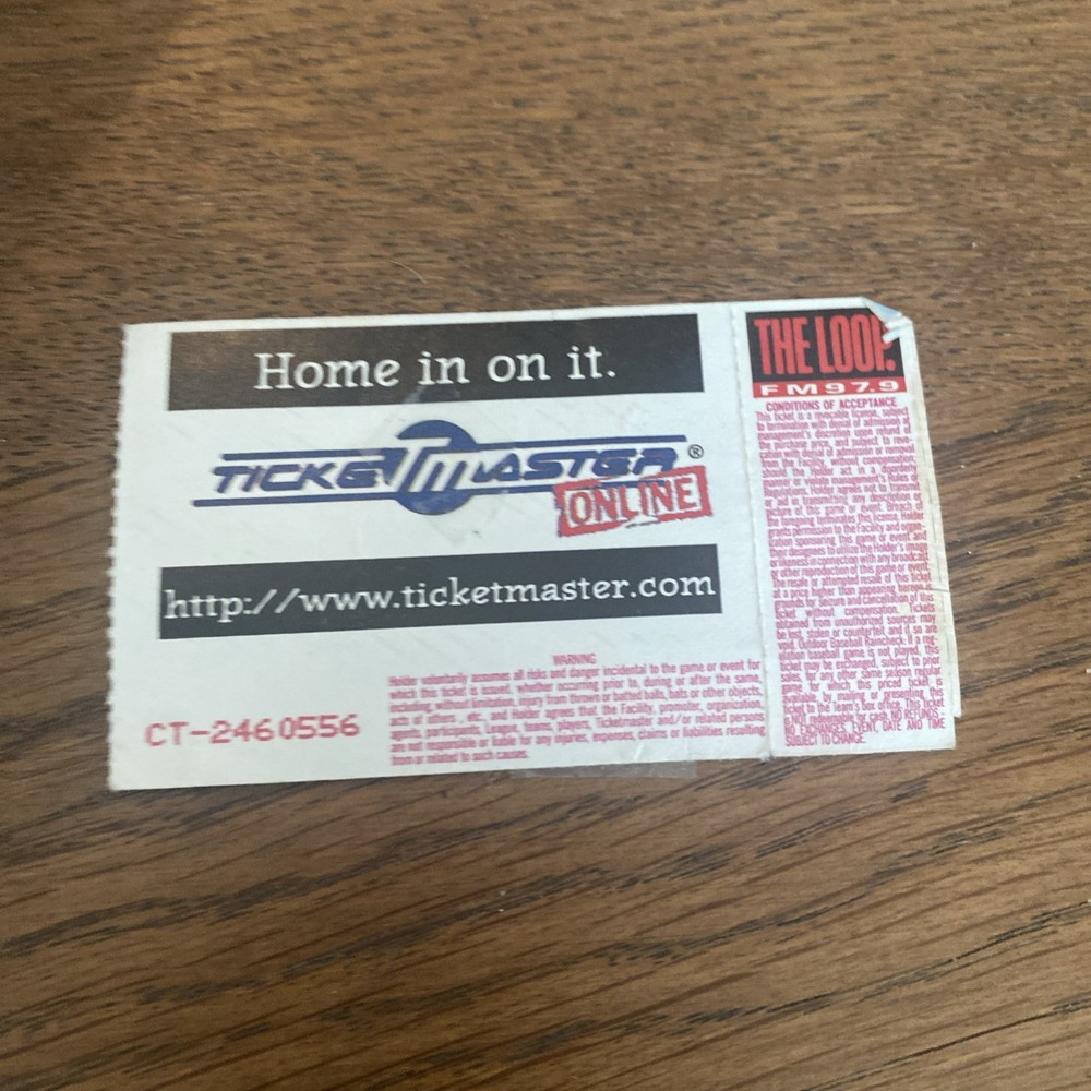 Kiss 1996 Concert Ticket Stub July Reunion Tour Alive Tour Chicago 07/16/96!!