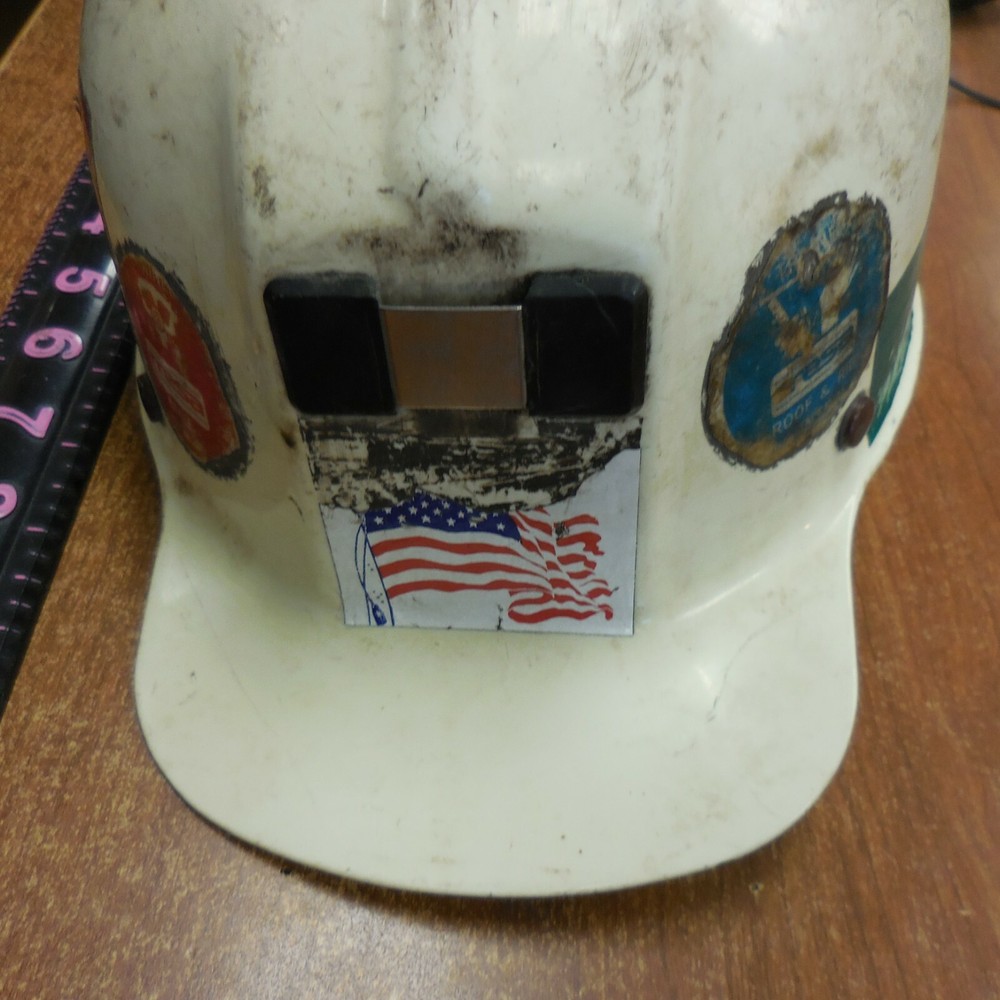 Vintage MSA Comfo Cap Mining Hard Hat --WALKER COUNTY ALABAMA COAL MINING #3